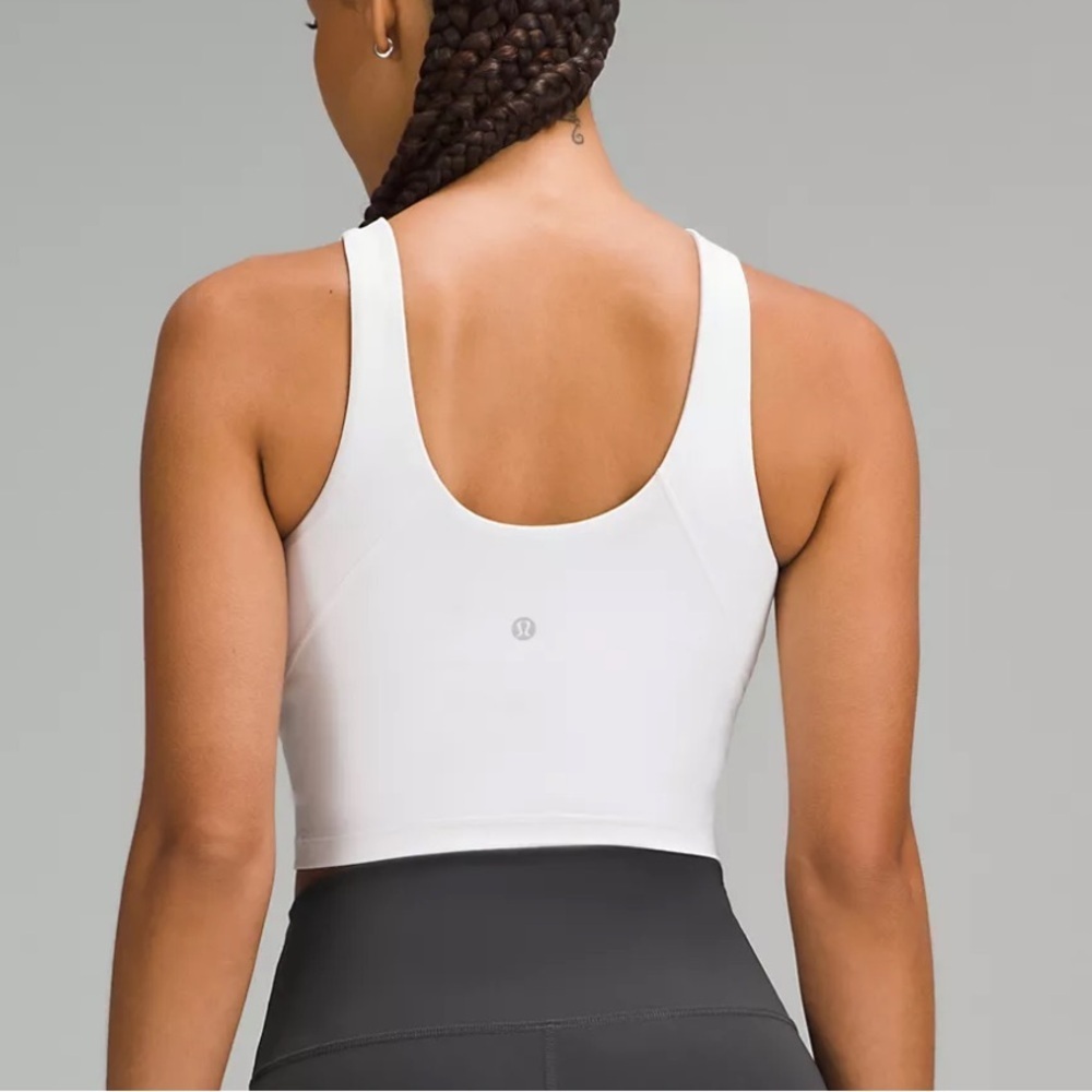 Lululemon ๐ Align High-Neck Tank Top Light Support - White - Picture 2 of 11